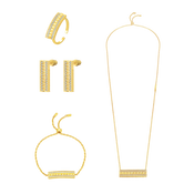 نورة / طقم باللون الذهبي