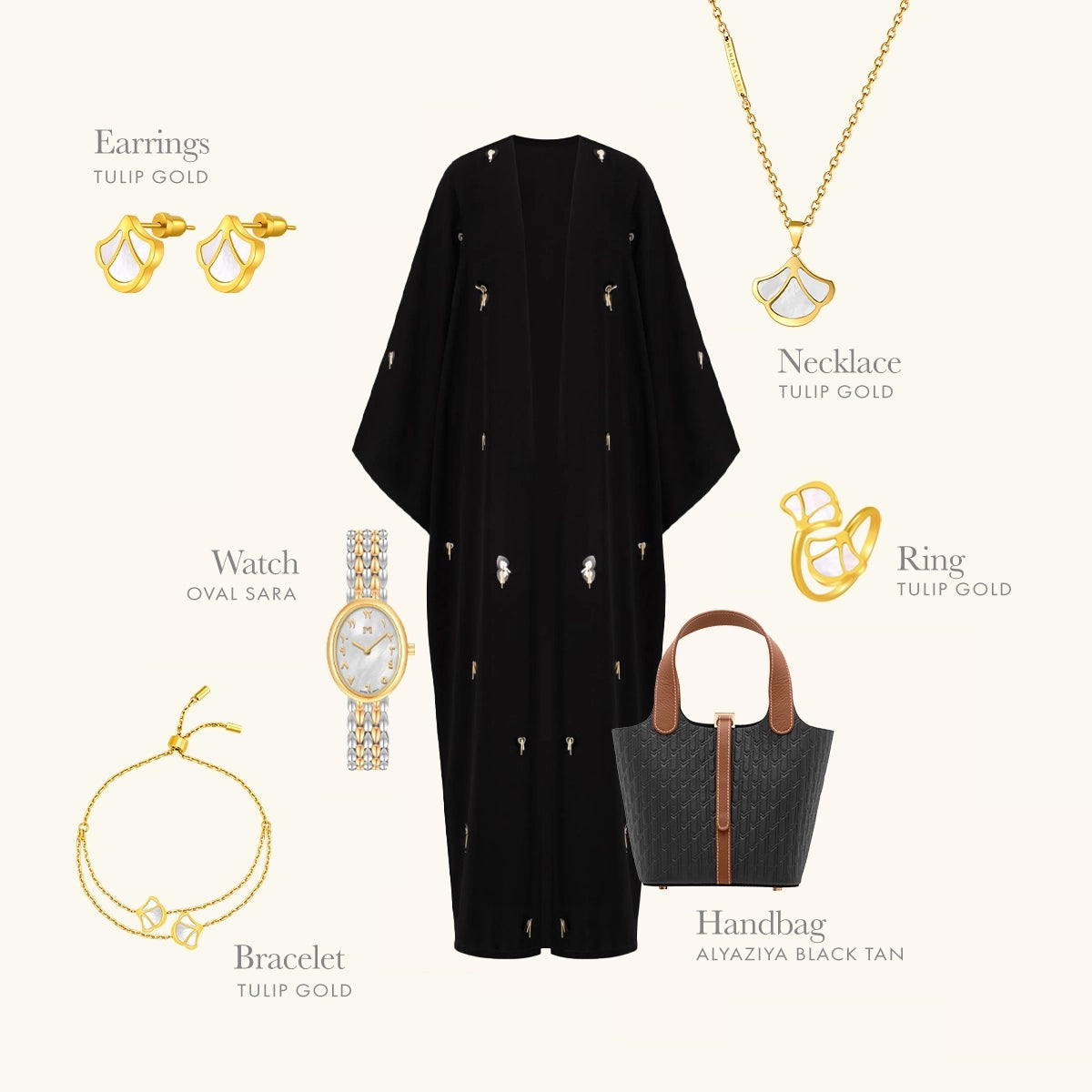 مجموعة هدية سارة / توليب ذهبي