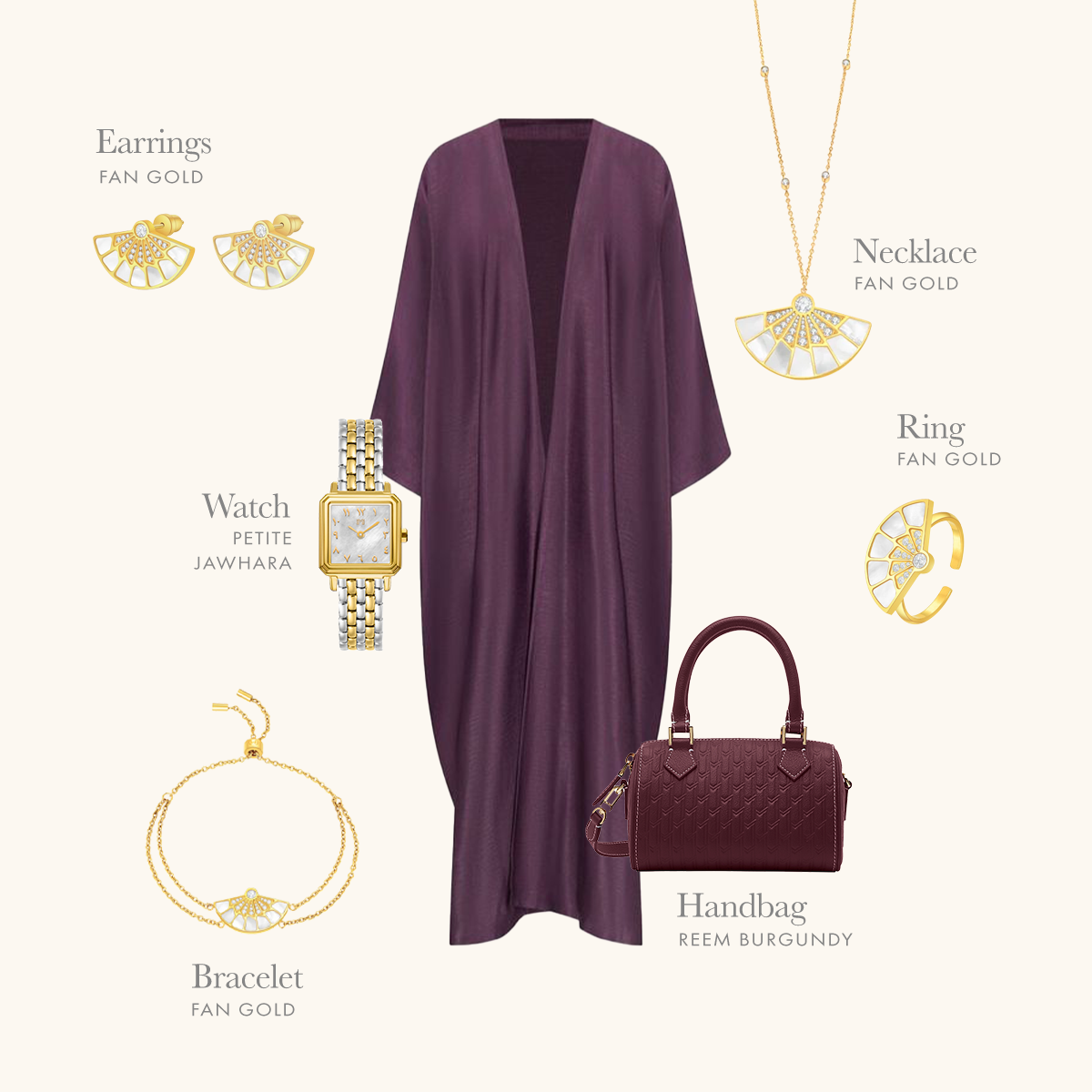 Jawhara / Fan Gold - Gift Set