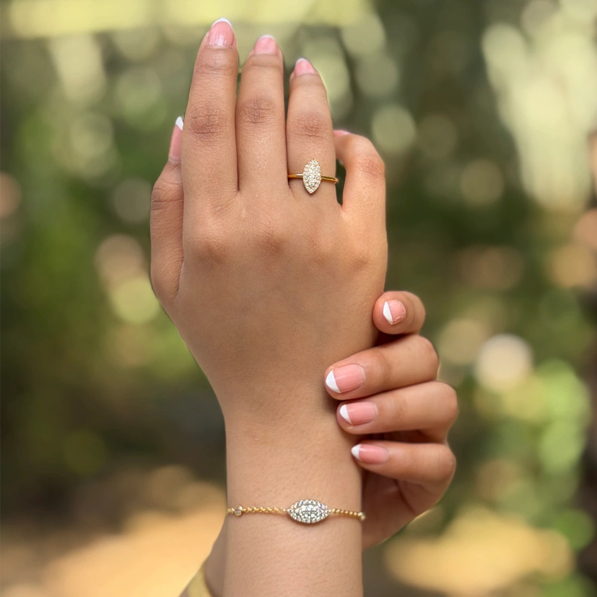 Daisy Leaf / Ring Gold