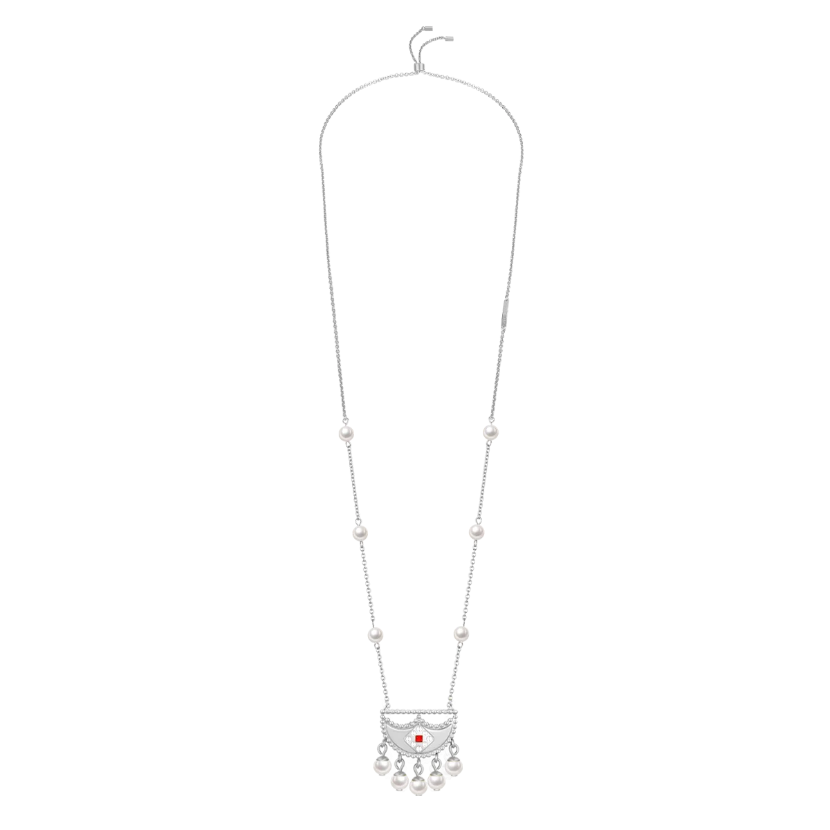 Shnaf / Necklace Pearl Silver