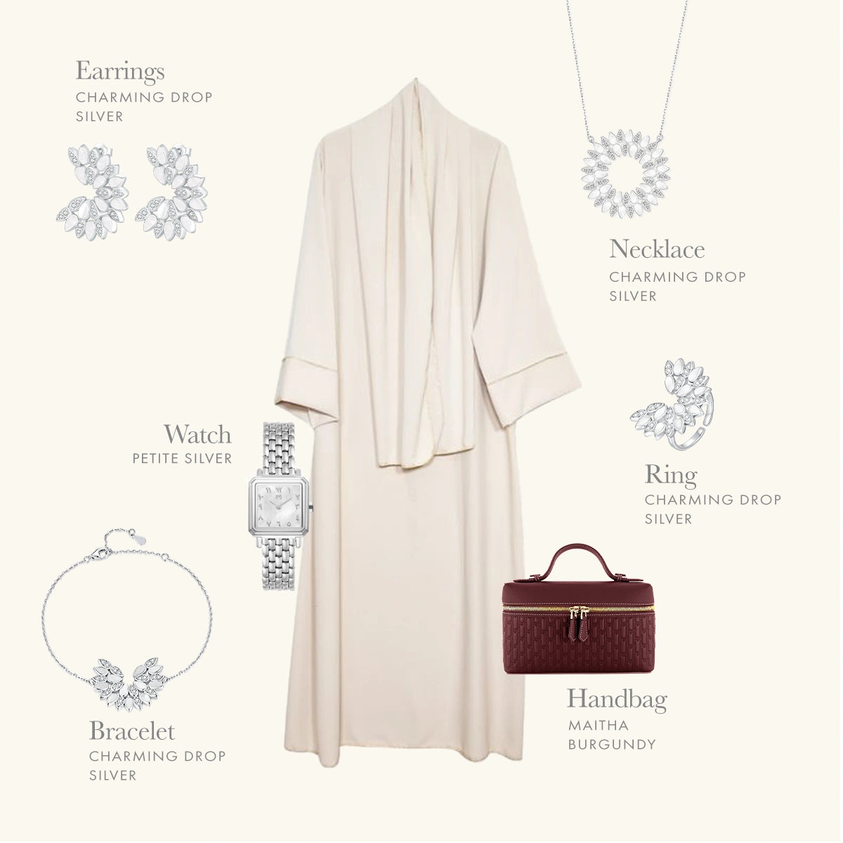 Charming Drop / Necklace Silver