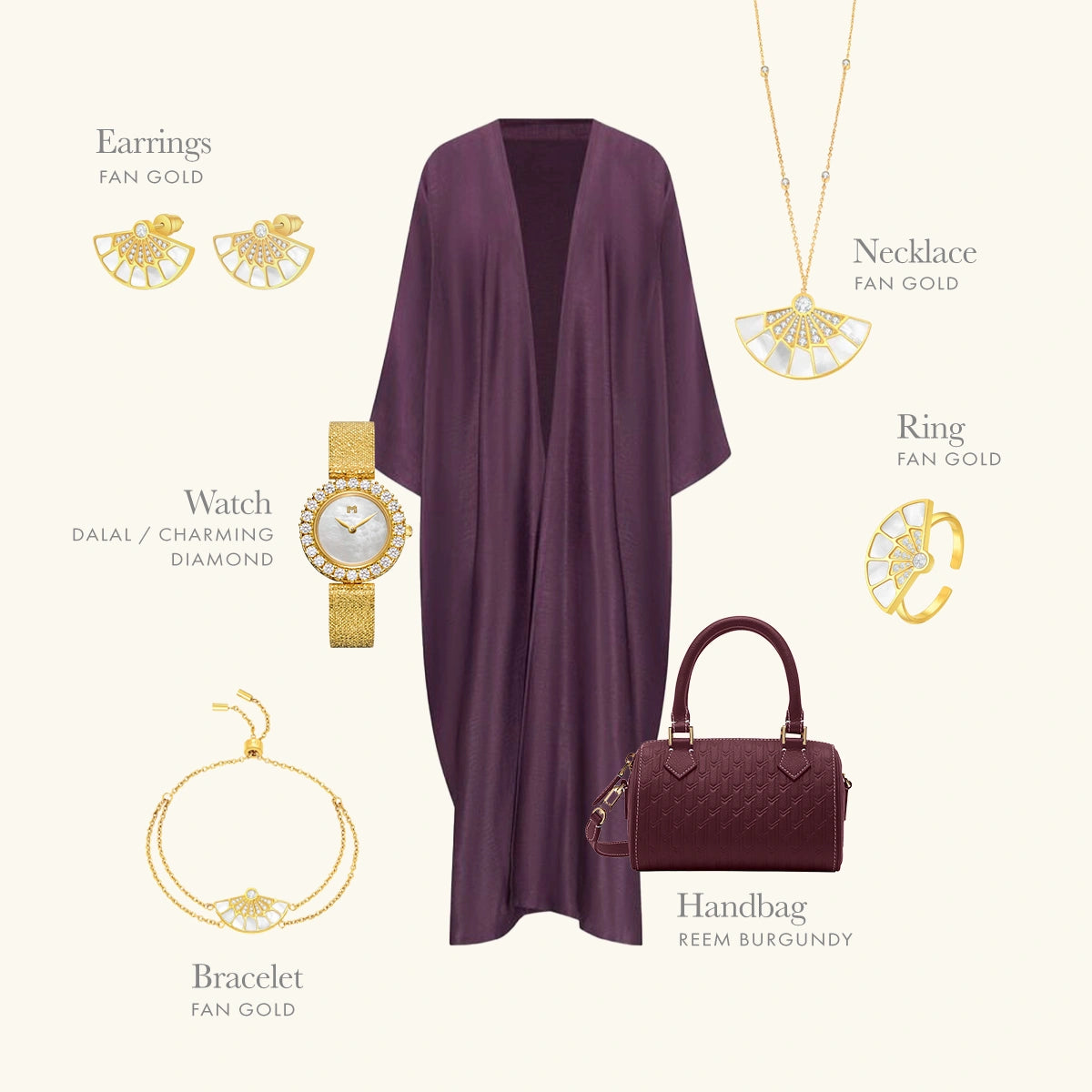 Dalal / Fan Gold - Gift Box