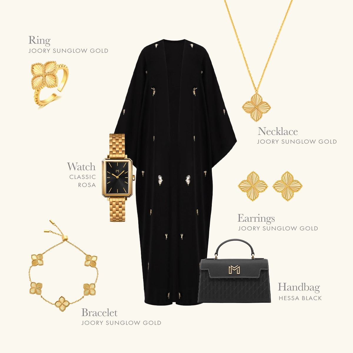 Joory / Necklace Sunglow Gold