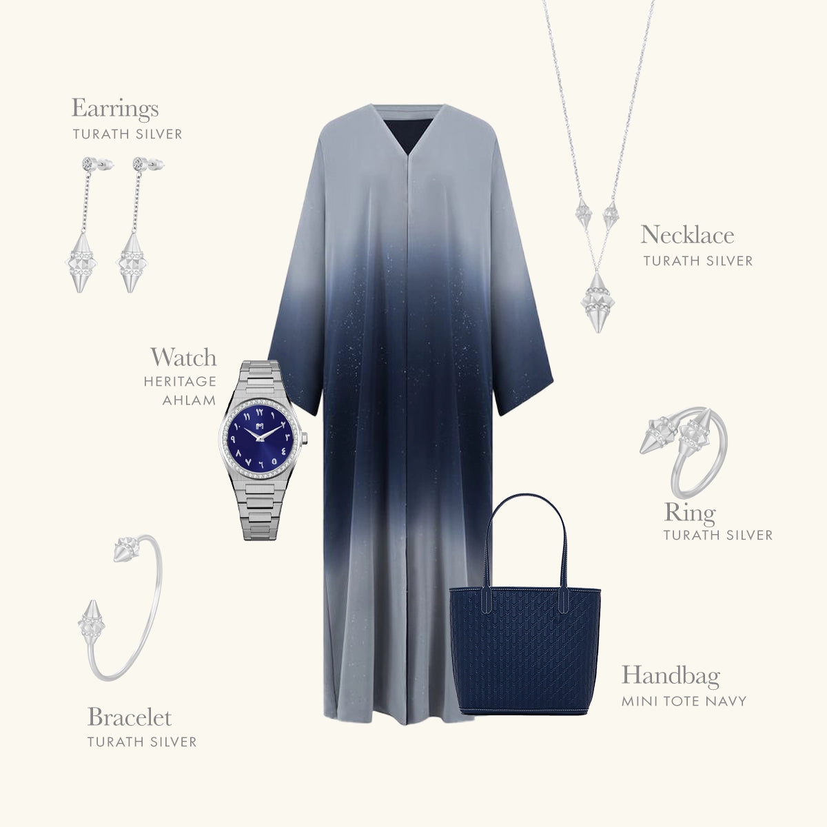 Turath / Necklace Silver