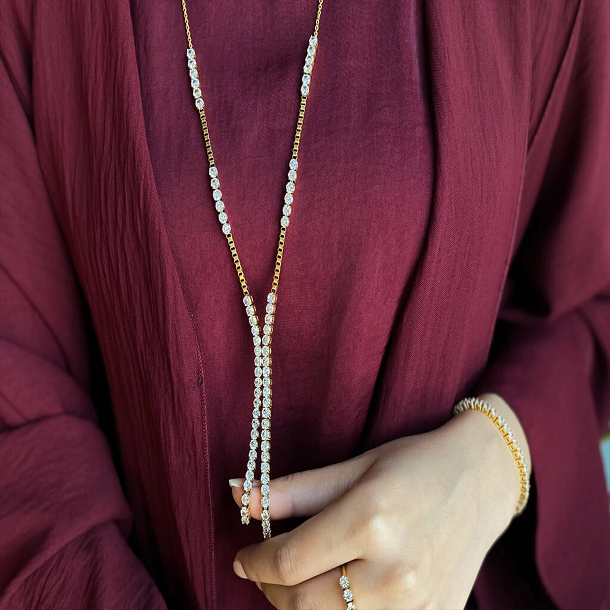 Tennis / Necklace Gold