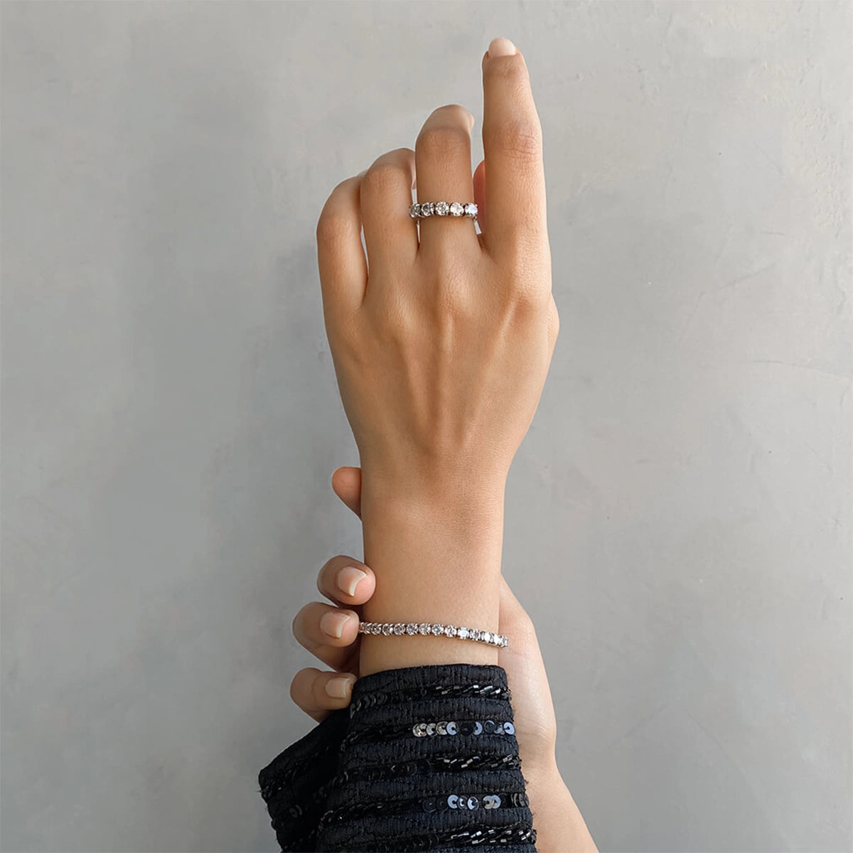 Tennis / Ring Silver