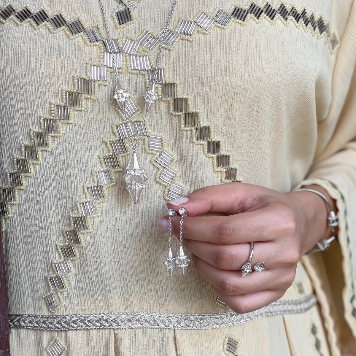 Turath / Earrings Silver