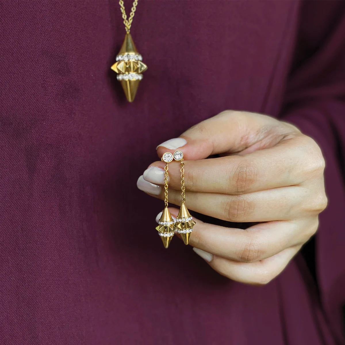 Turath / Earrings Gold