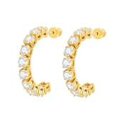 تنس / أقراط باللون الذهبي