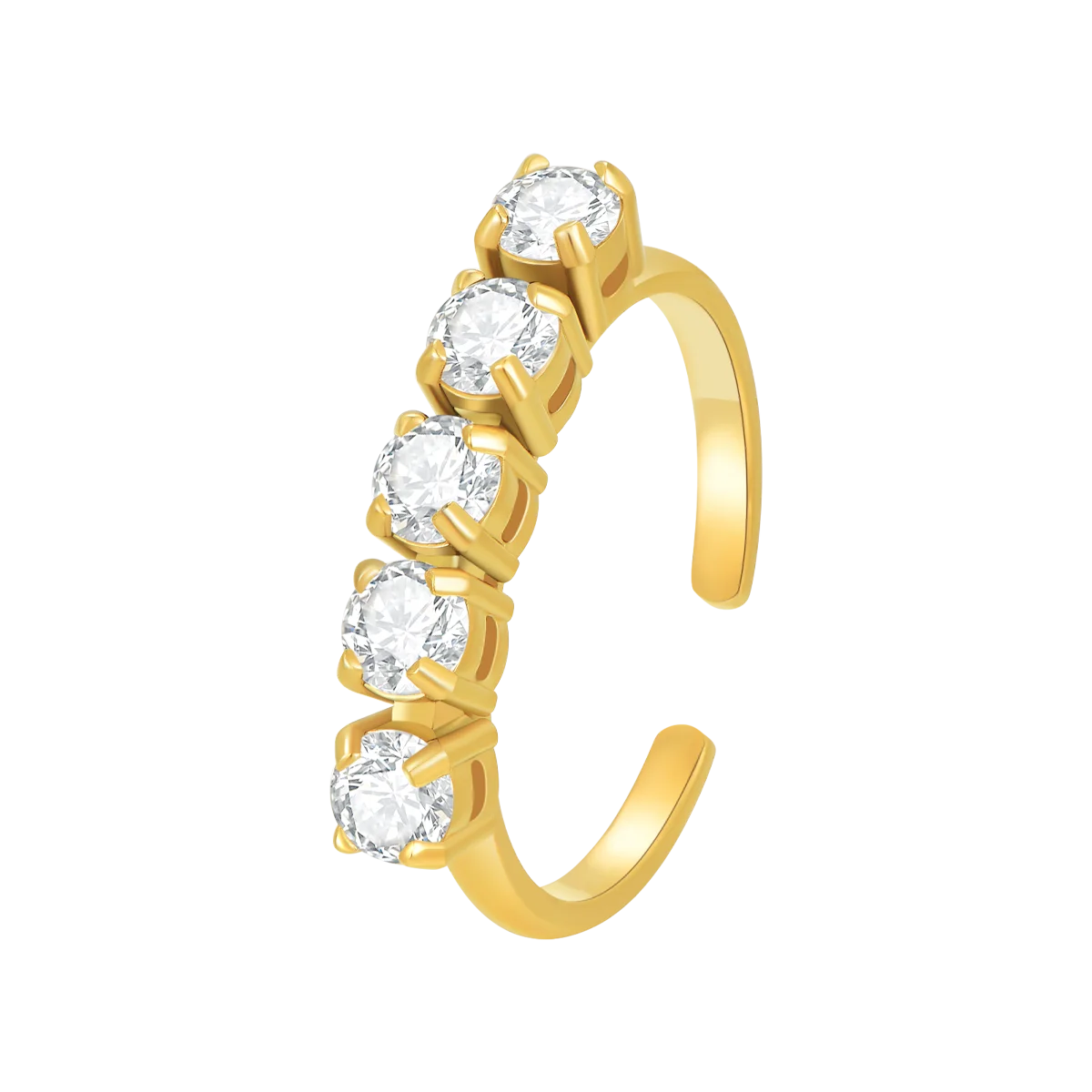 تنس / خاتم باللون الذهبي