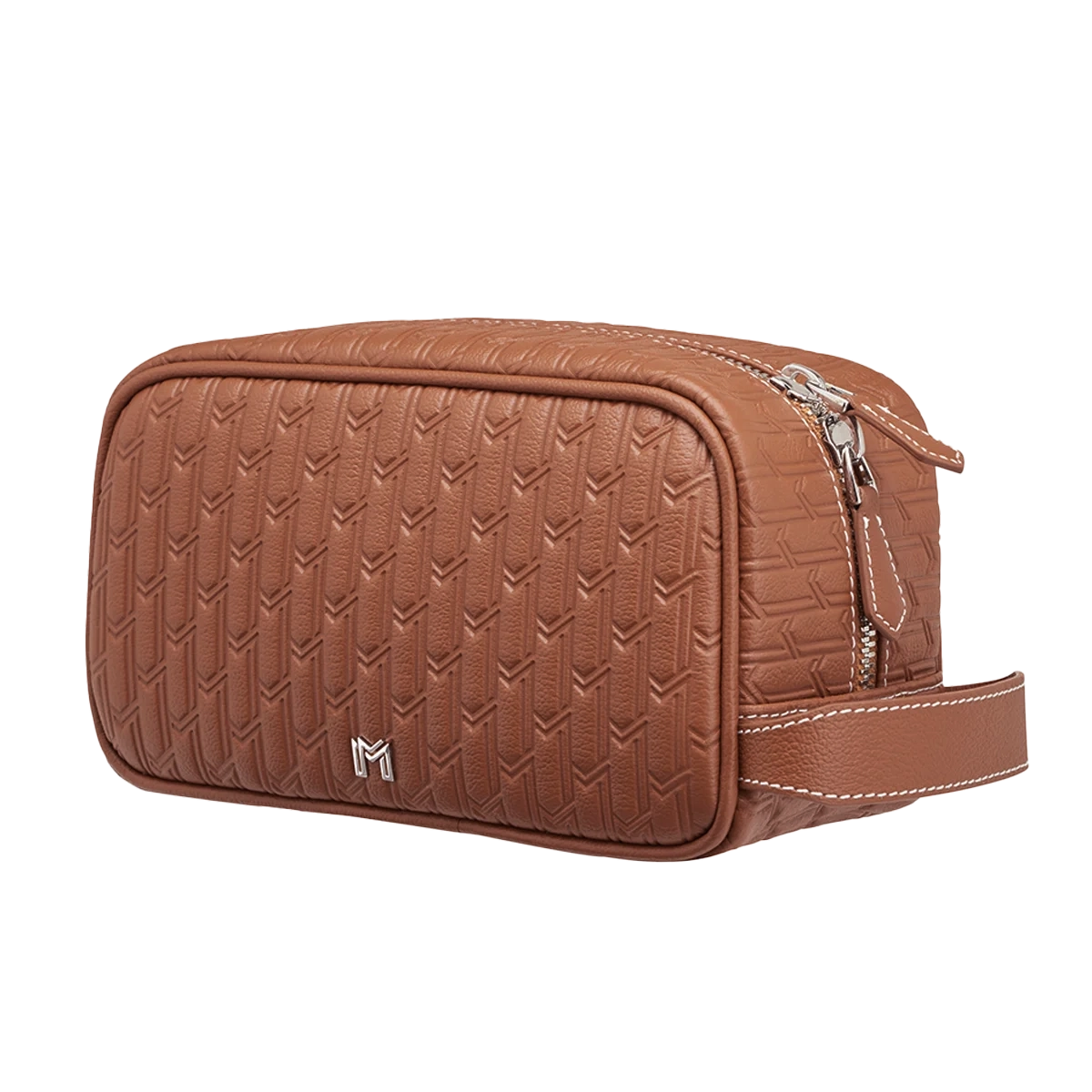 Travel Pouch Tan / Silver