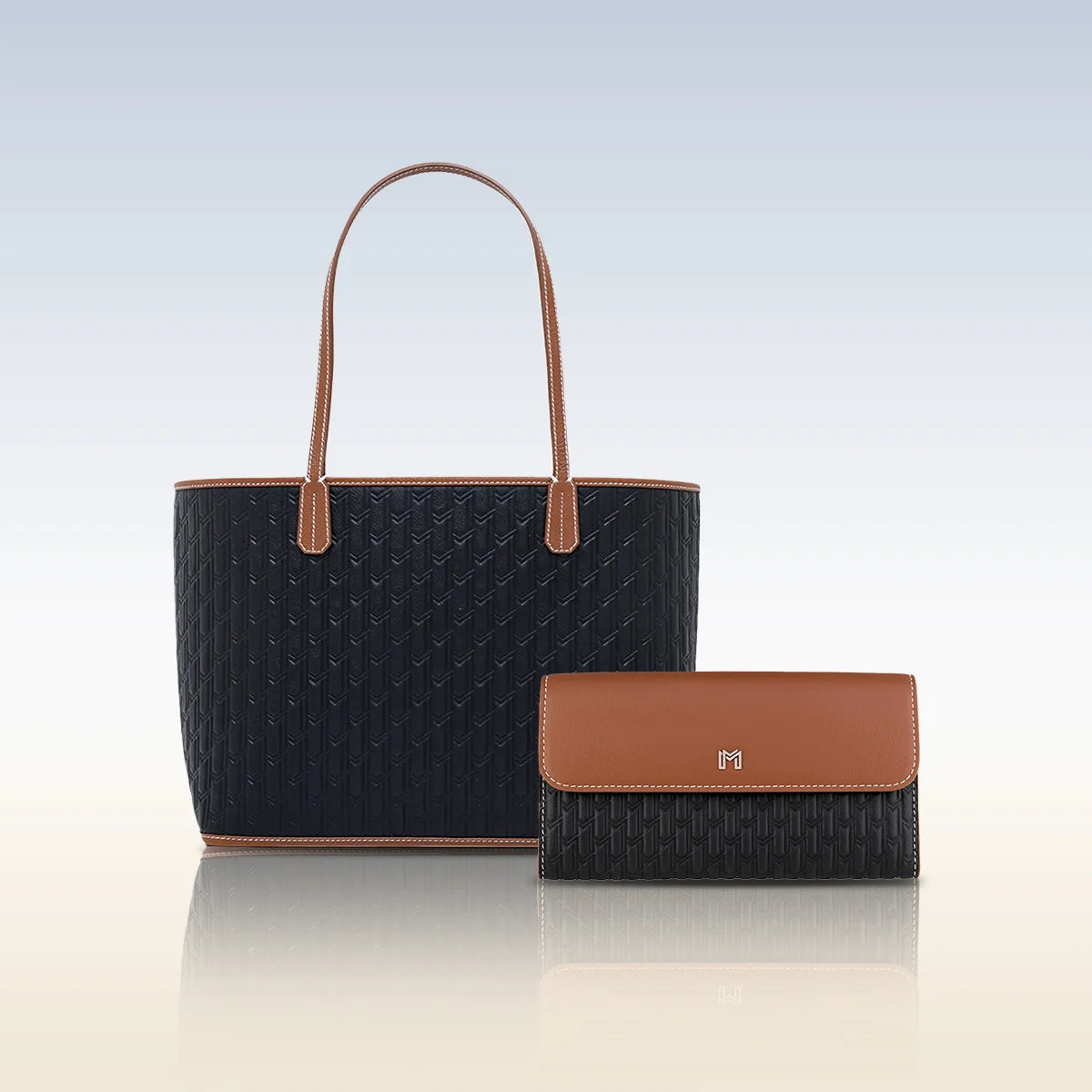 ترافل توت /أسود مع تان