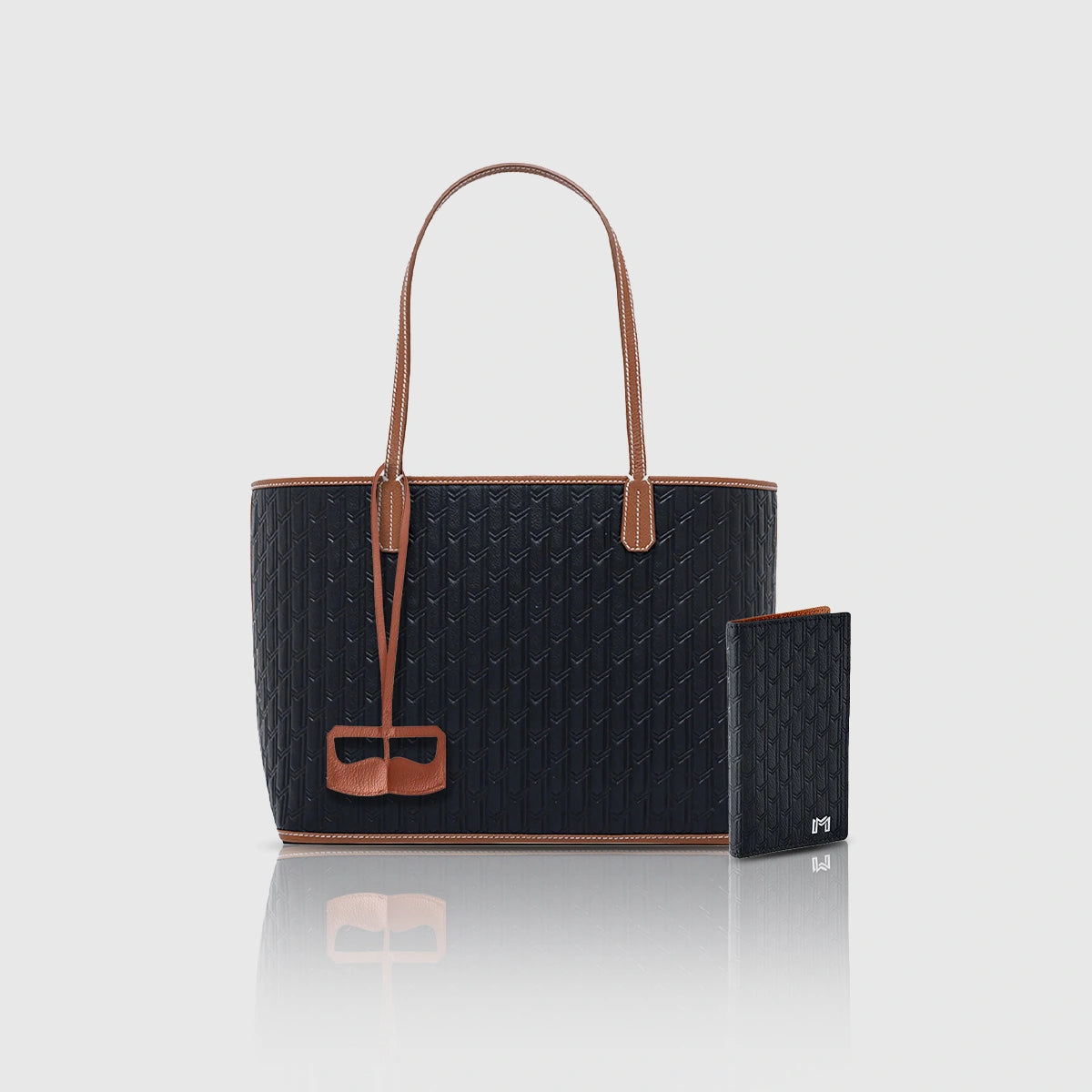 ترافل توت /أسود مع تان