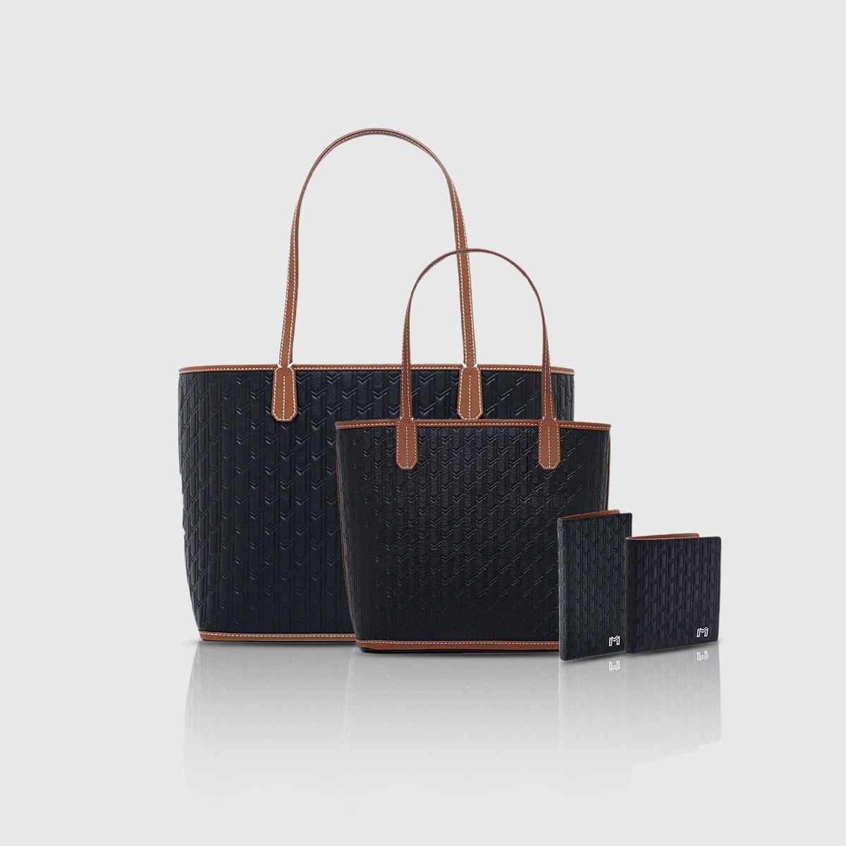 ترافل توت /أسود مع تان