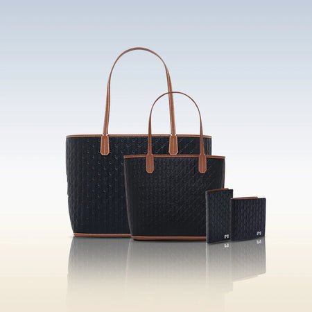 ترافل توت /أسود مع تان