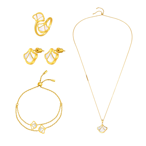 Tulip / Set Pearl Gold