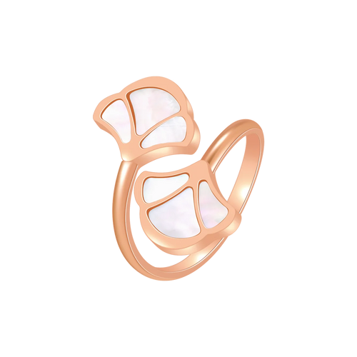 Tulip / Ring Pearl Rose Gold