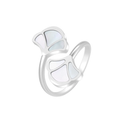 Tulip / Ring Pearl Silver