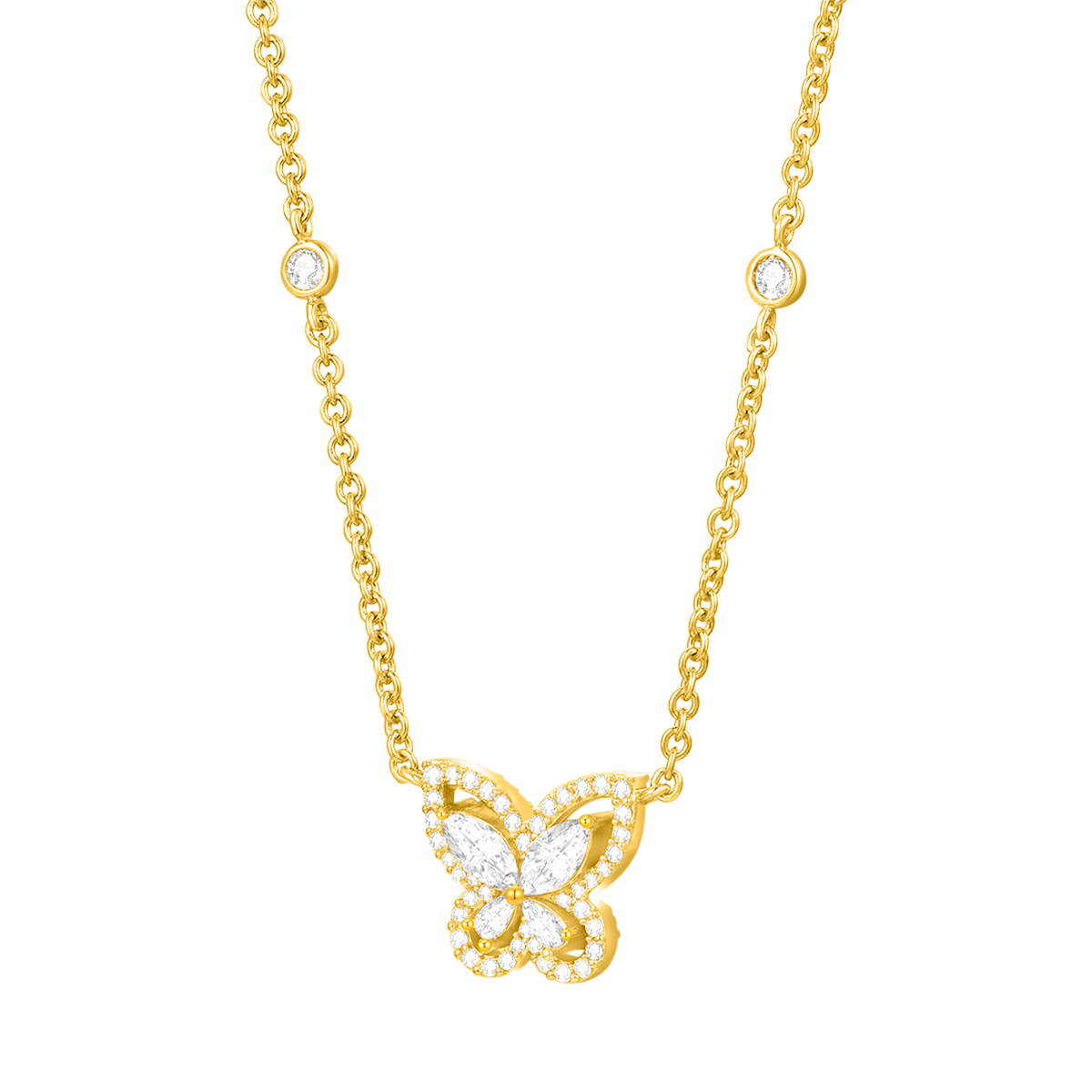 Butterfly / Necklace Gold