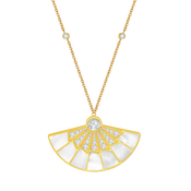 Fan / Necklace Gold
