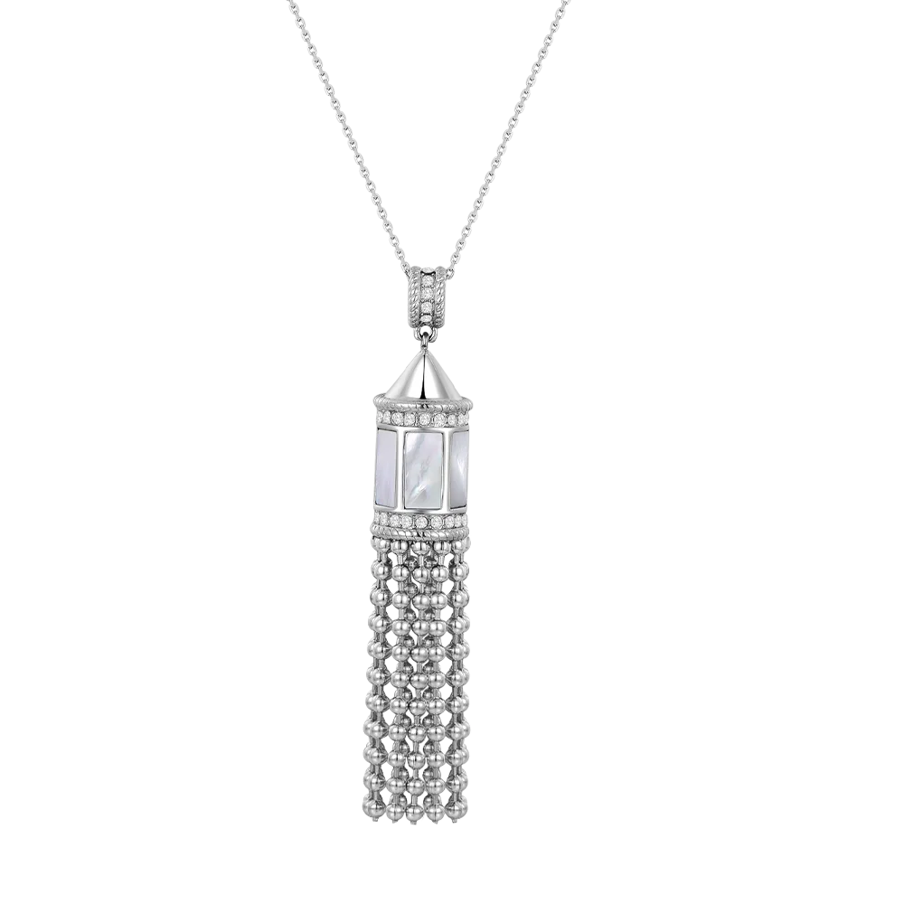 Sadaf / Necklace Pearl Silver