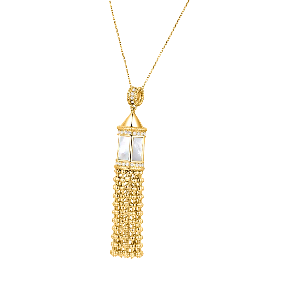 Sadaf / Necklace Pearl Gold