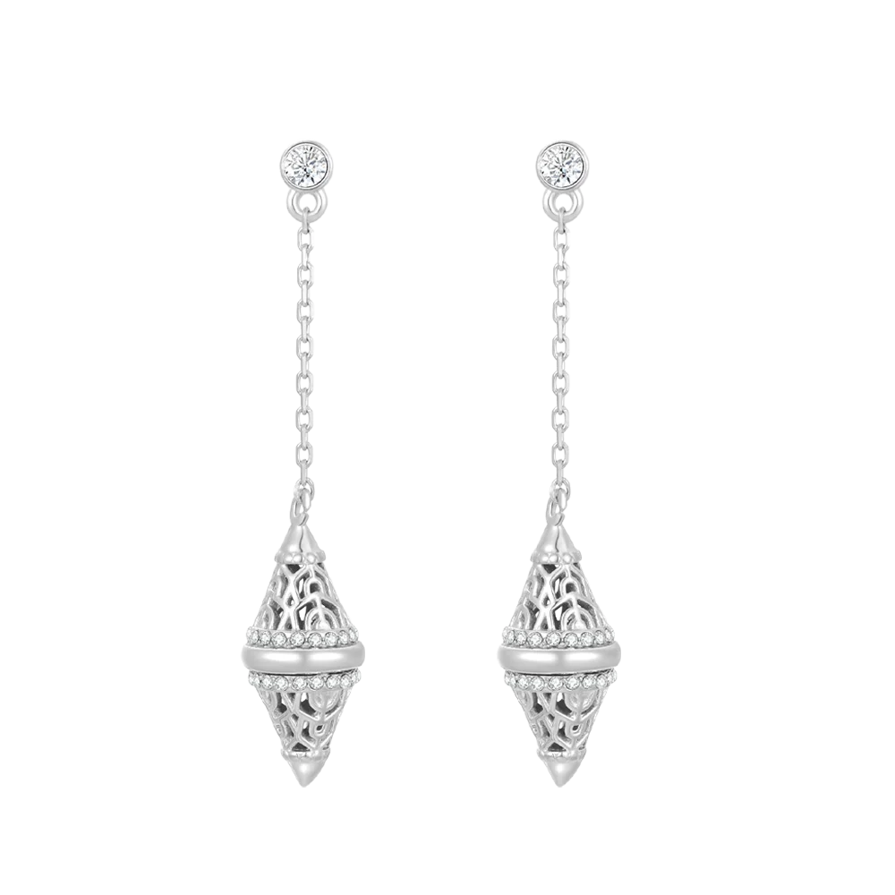 Lantern / Earrings Silver