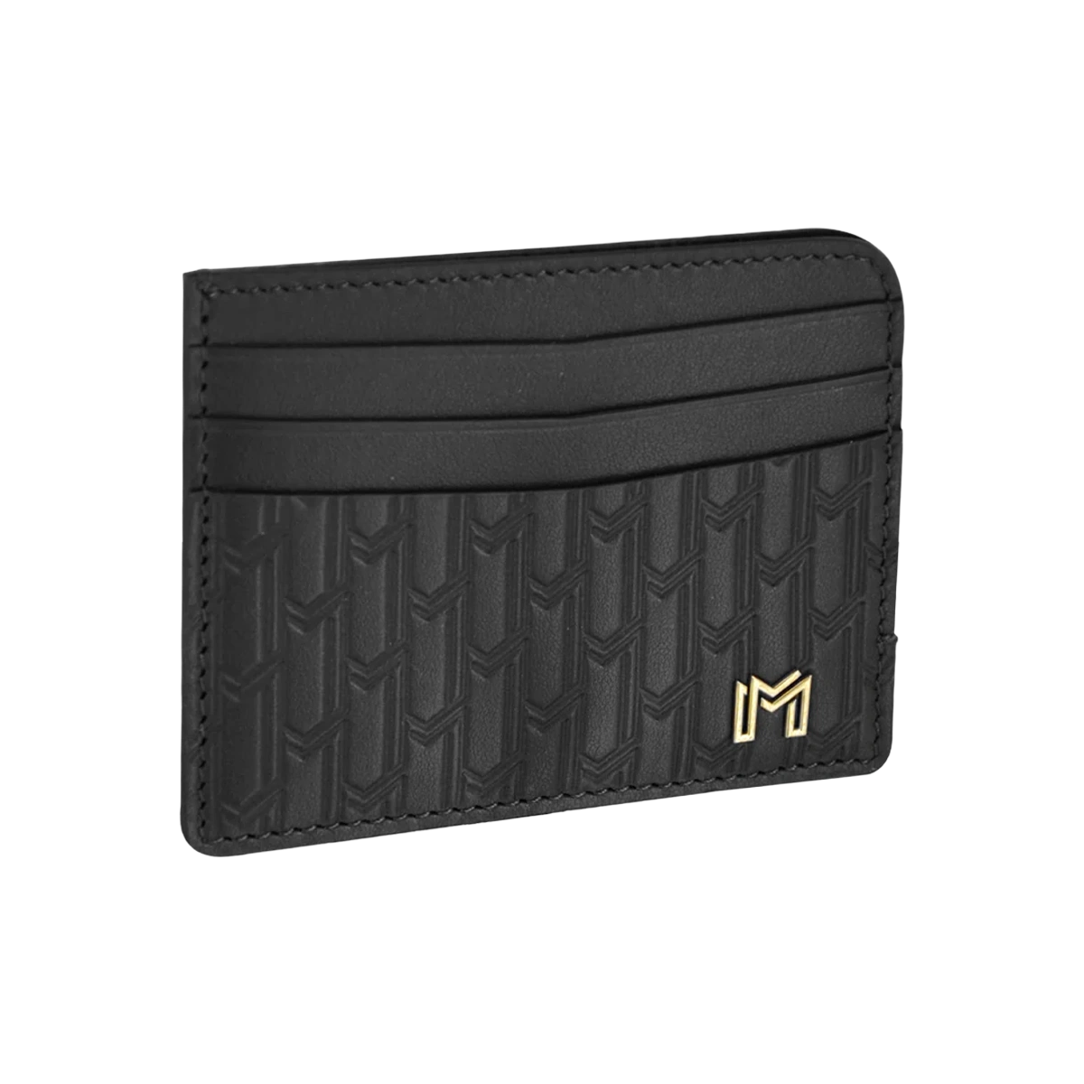 Italian Calfskin Leather Black / Gold