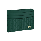 Italian Calfskin Leather Green / Gold