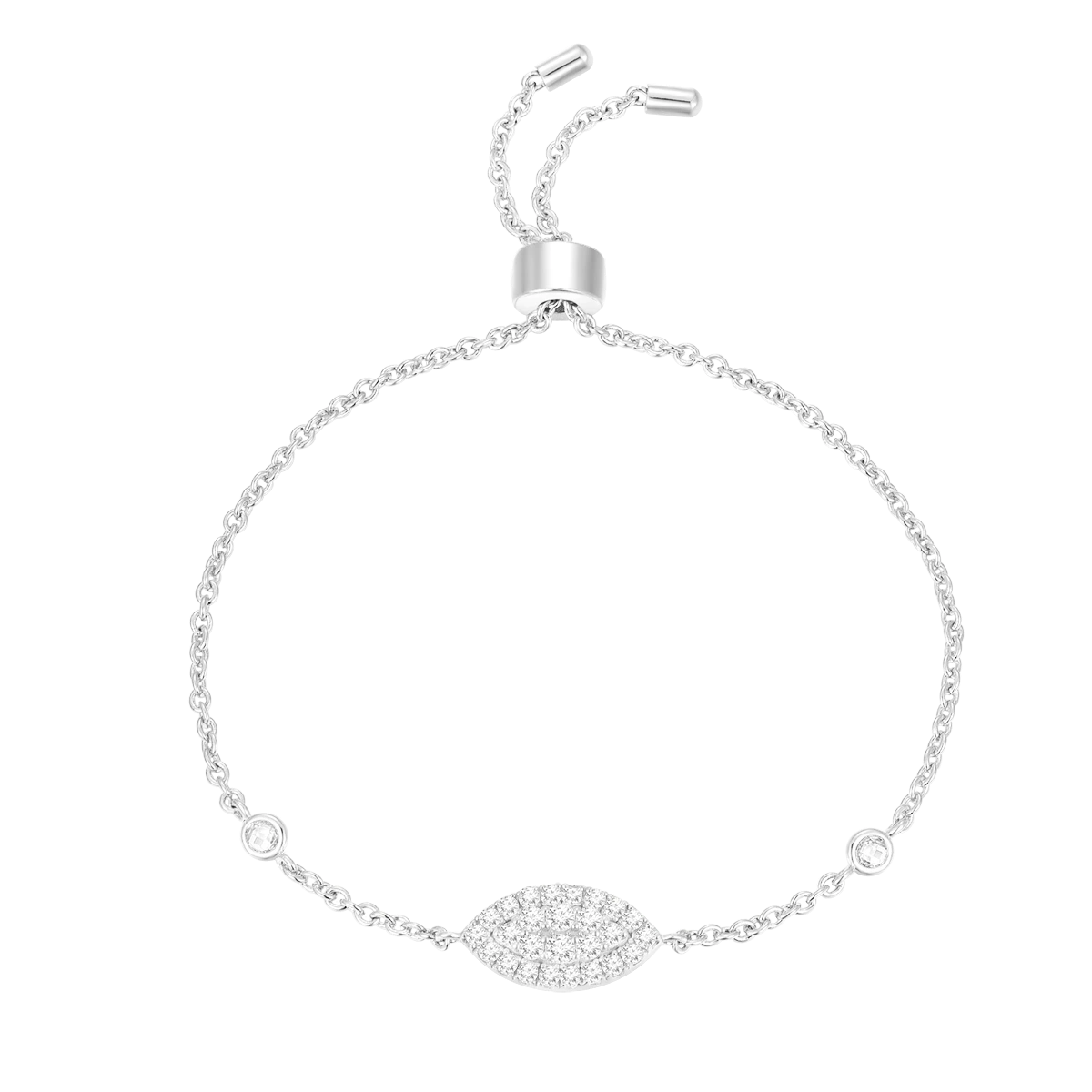 Daisy Leaf / Bracelet Silver