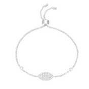 Daisy Leaf / Bracelet Silver