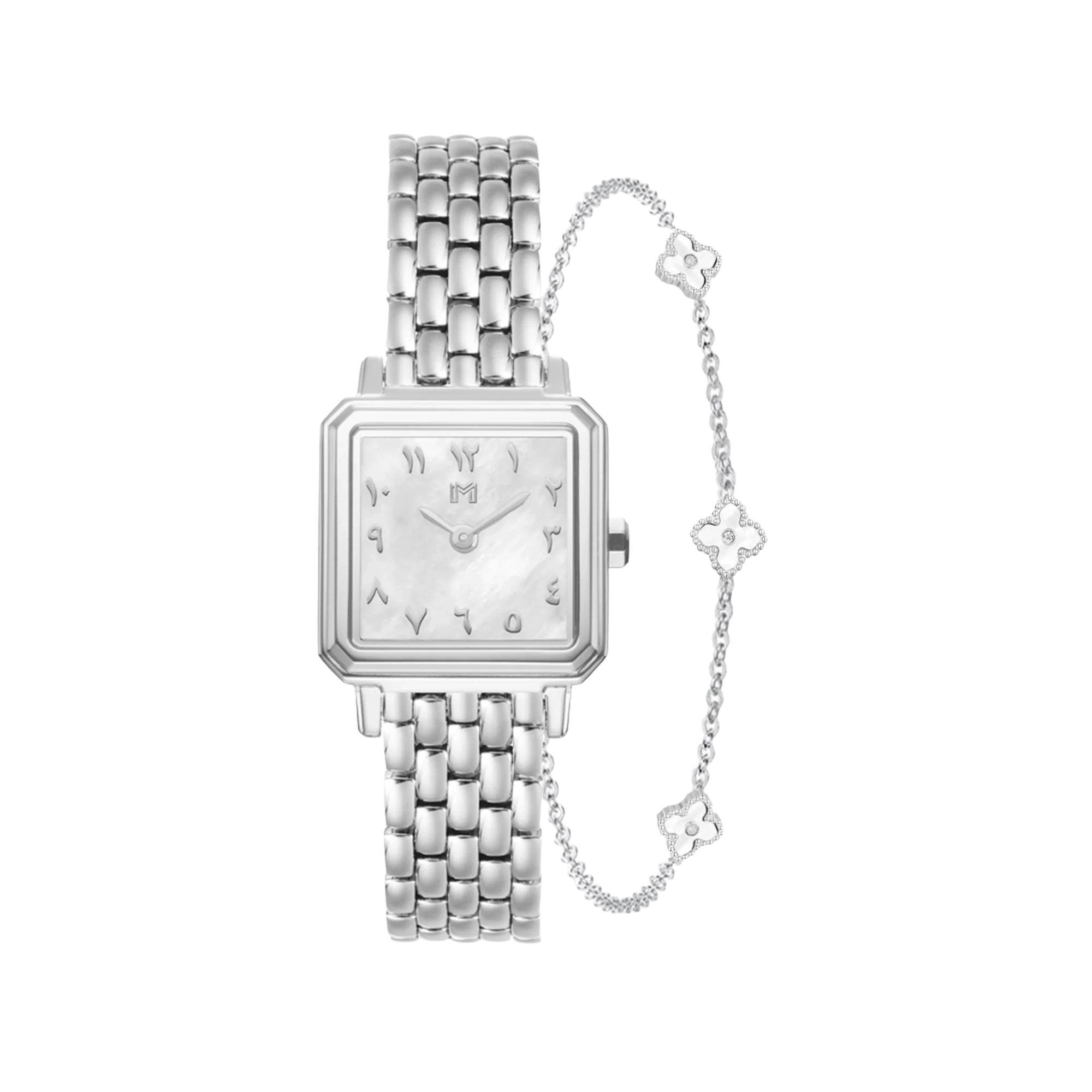 بوكس هديه عبير / طقم  توليب الفضي