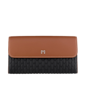 Camel Leather Black & Tan / Silver