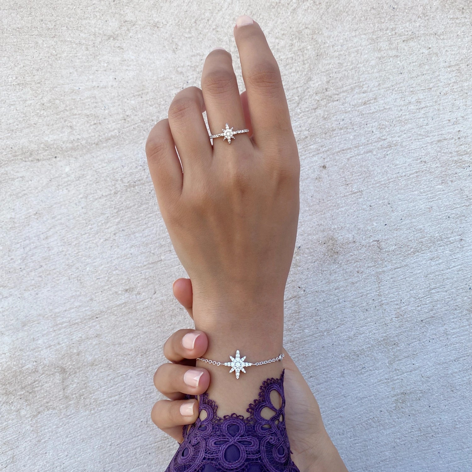 Moonstar / Simple Ring Silver