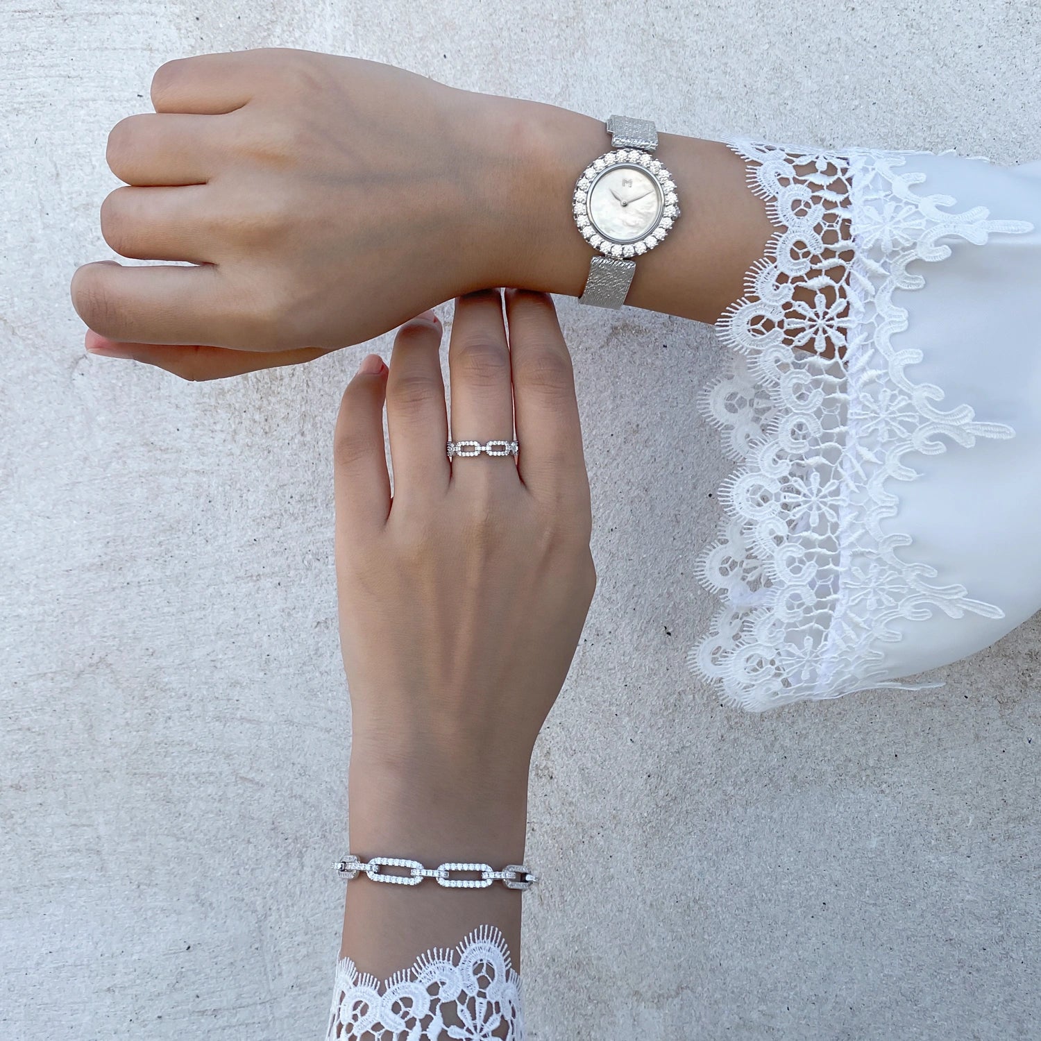 Links / Multi Ring Silver