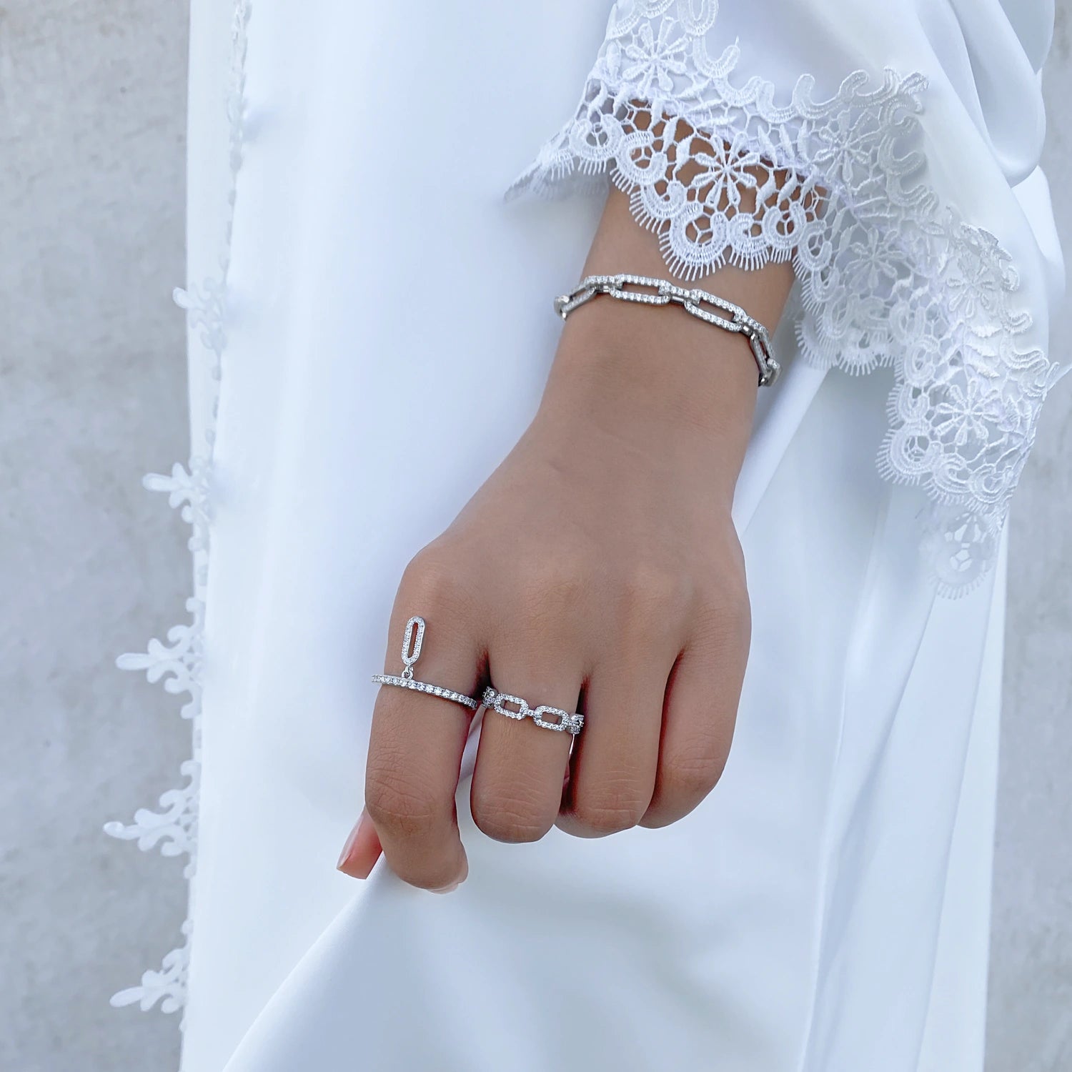 Links / Multi Ring Silver