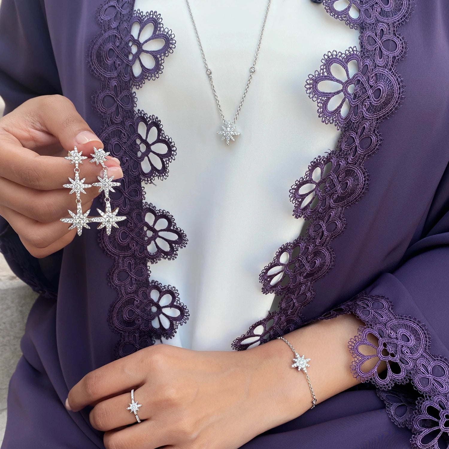 Moonstar / Simple Set Silver