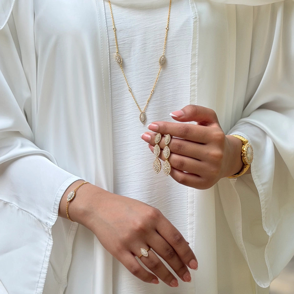 Daisy Leaf / Set Gold