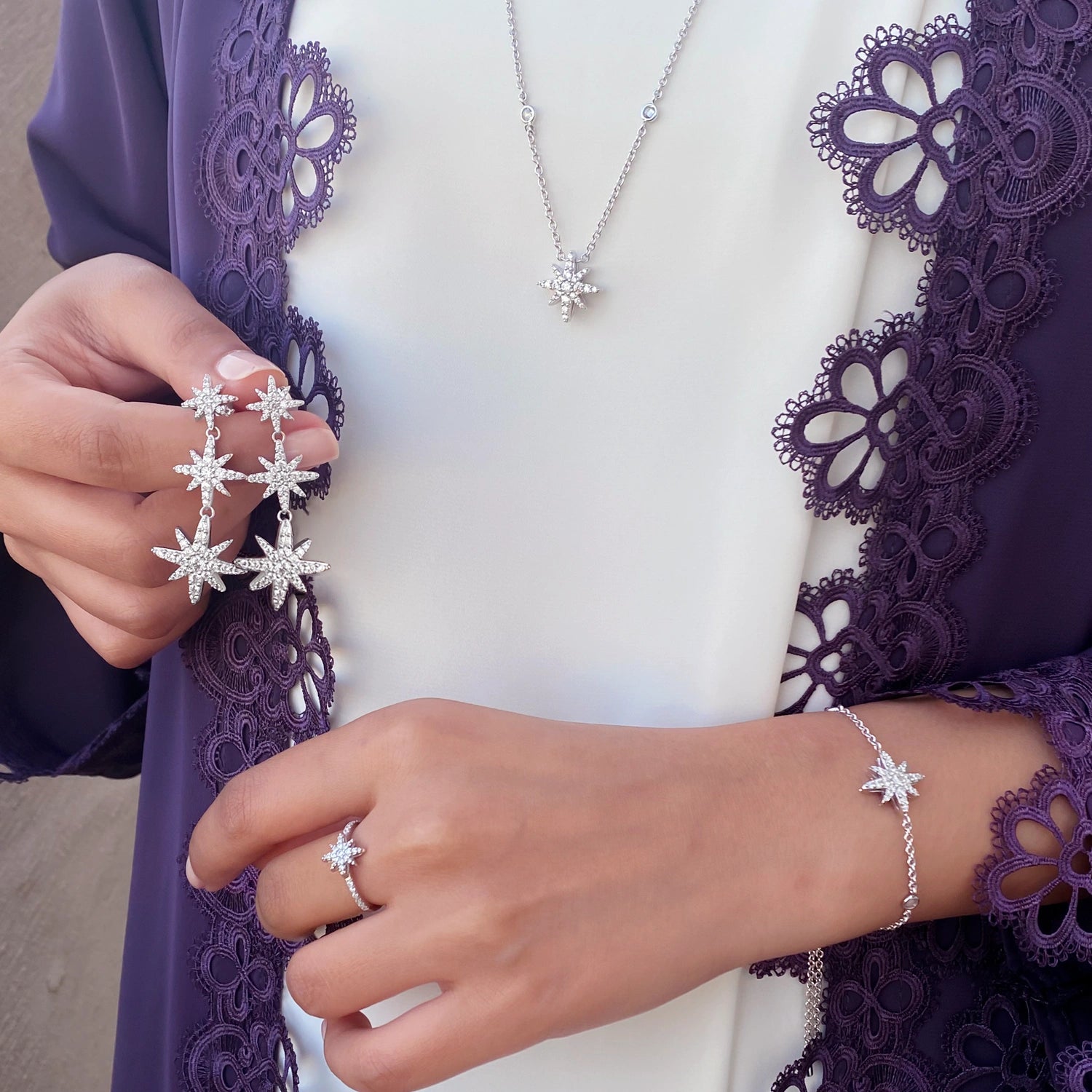 Moonstar / Simple Set Silver