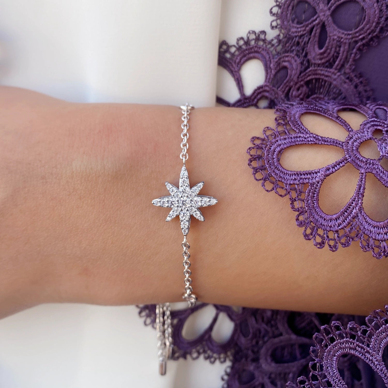 Moonstar / Simple Bracelet Silver