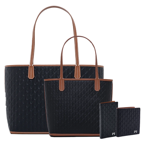 Travel Tote / Mini Tote / Long Wallet / Mini Wallet - Gift Set