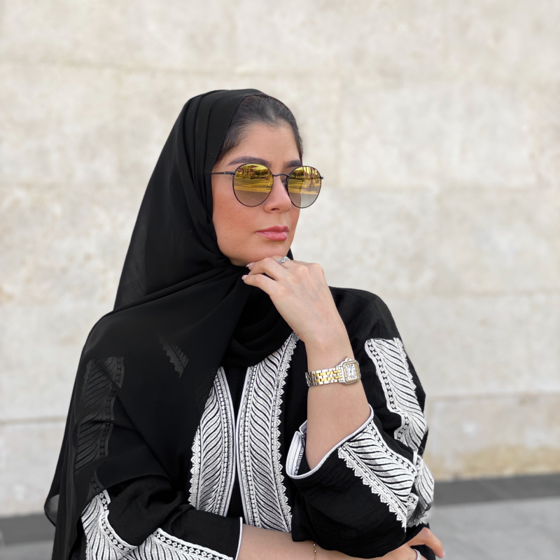 العنصر - مرآة فضية / زرقاء