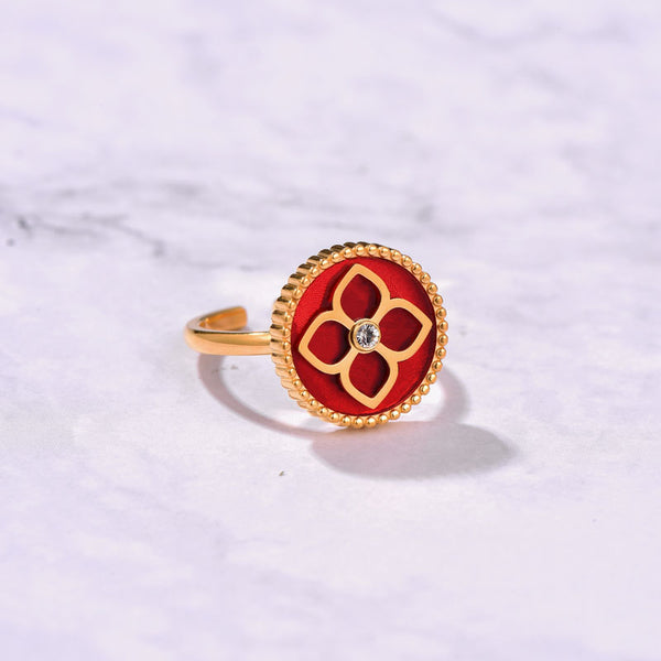 Ameera / Ring Red Gold