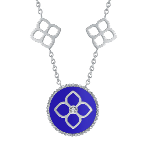 Ameera / Necklace Blue Silver