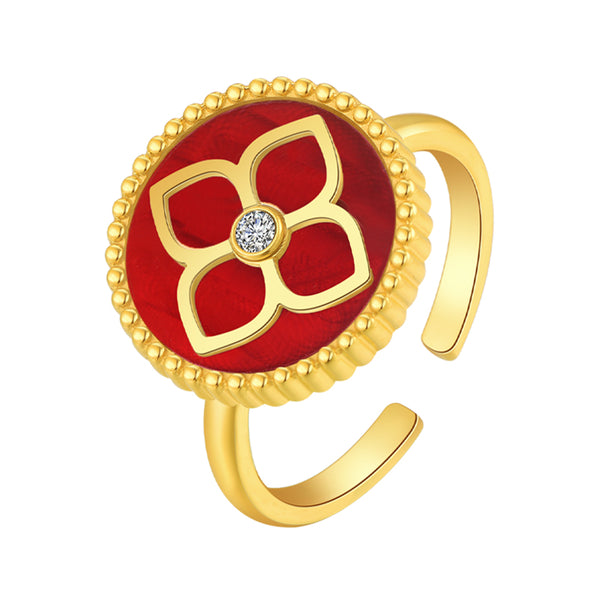 Ameera / Ring Red Gold