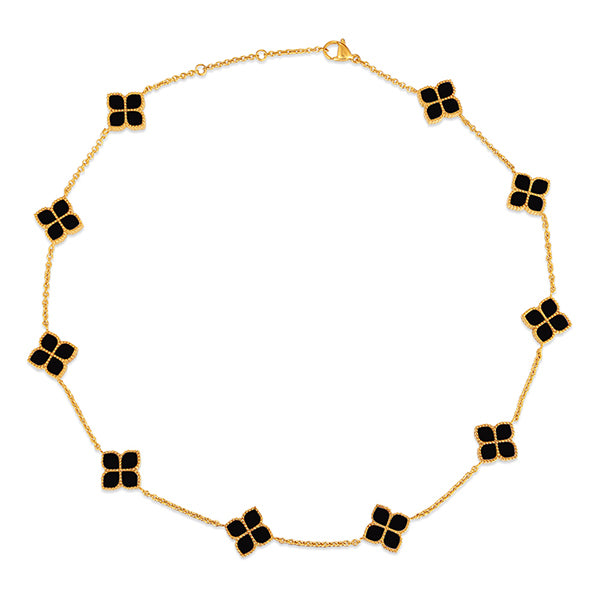 Joory / Choker Necklace Black Gold