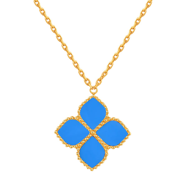 Joory / Necklace Teal Gold