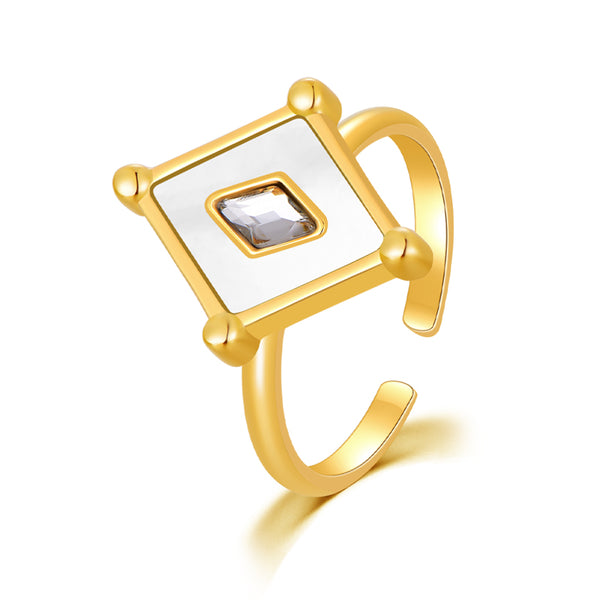 Kite / Ring Pearl Gold